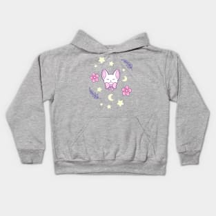 Sakura Cat // Purple | Nikury Kids Hoodie